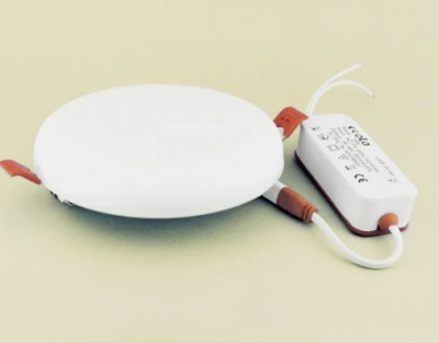 LED панель круглая, безрамочная, Ладья New Light 36W, 6000К 