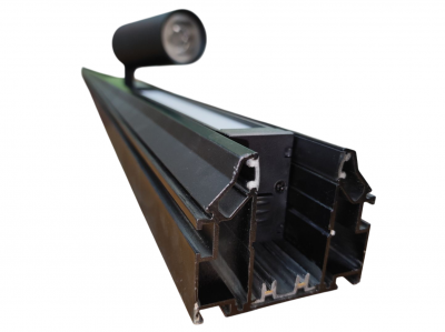 Трековая система 2 в 1, магнитная, 220V, ЧЕРНАЯ, Ладья New Light, 2м
