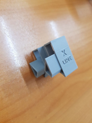 Торцевой элемент X LINE 10, ПВХ 3D