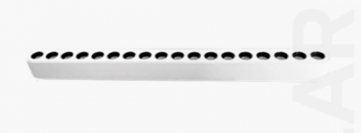 CLARUS Ультратонкий трековый светильник AKCENT белый, 12W, 4000K, ЕКС