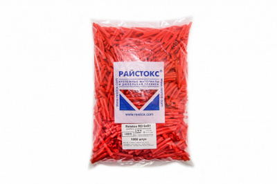 Дюбель-пробка красная 51*6 (1000шт) ( D5, цех )